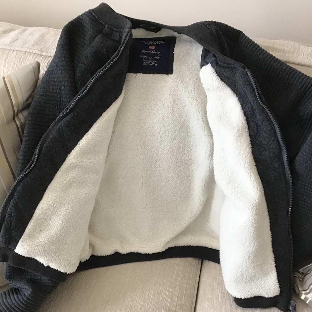 U.S. POLO ASSN. ZIP SWEATER-JACKET WOMENS - Picture 13 of 16